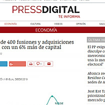 Espaa registra ms de 400 fusiones y adquisiciones tecnolgicas en 2020, con un 6% ms de capital